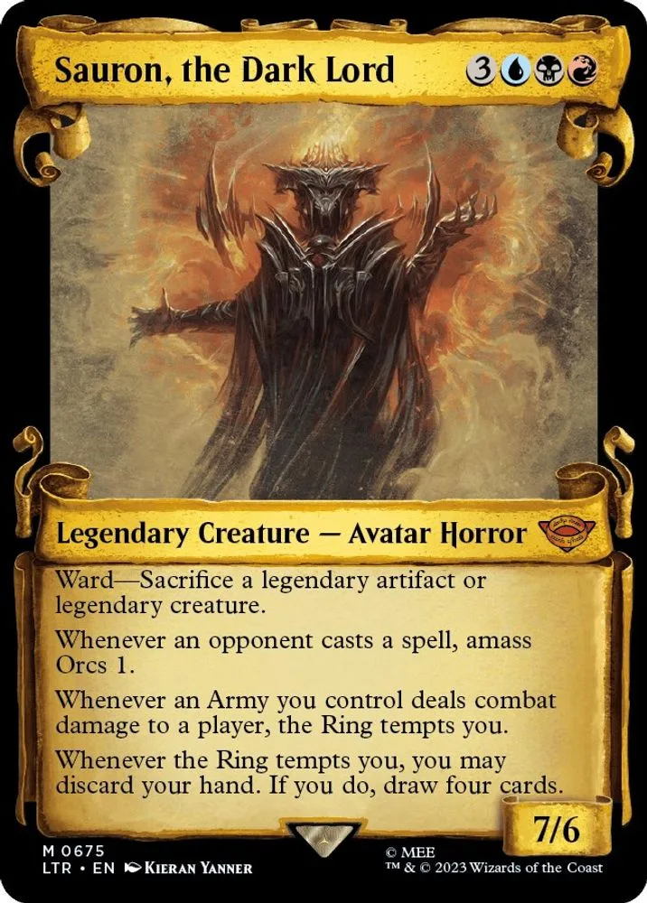 Sauron, the Dark Lord (Showcase Scrolls)