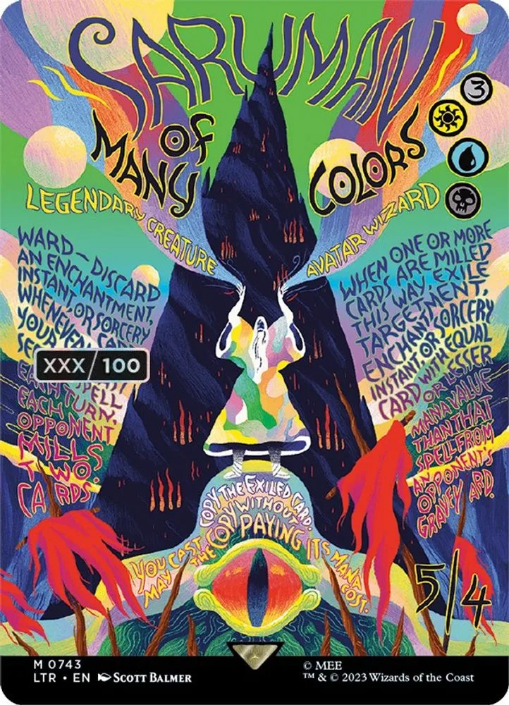 Saruman of Many Colors (Borderless Poster · Serial Numbered)