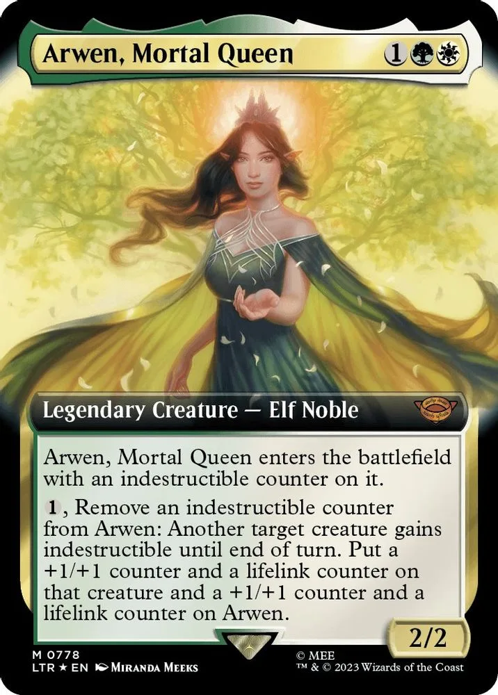 Arwen, Mortal Queen (Extended Art · Surge Foil)