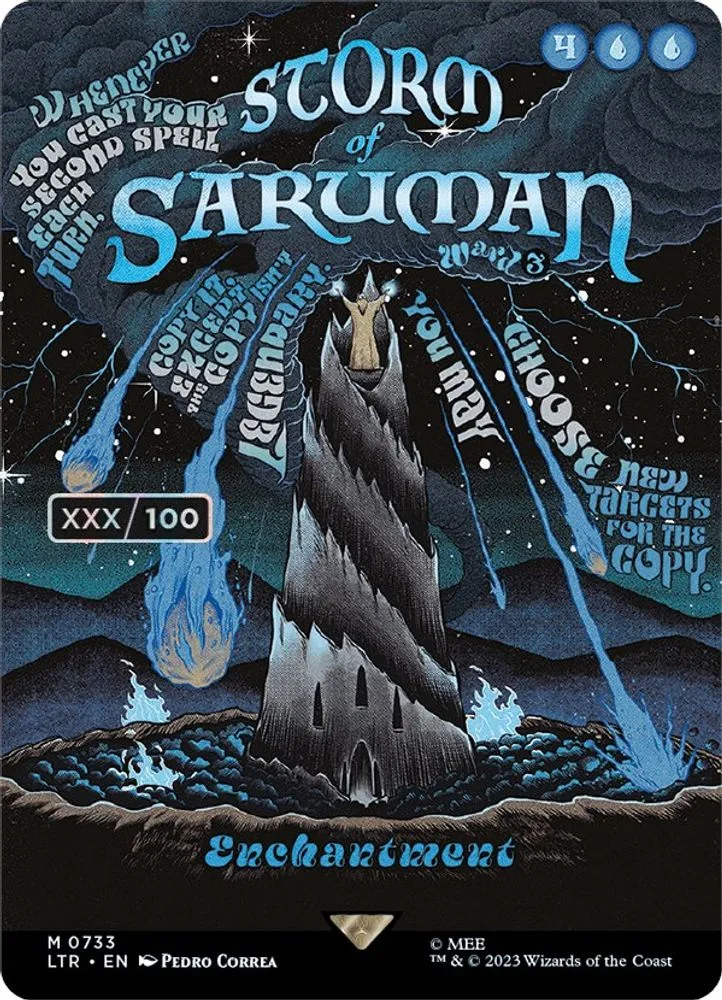 Storm of Saruman (Borderless Poster · Serial Numbered)