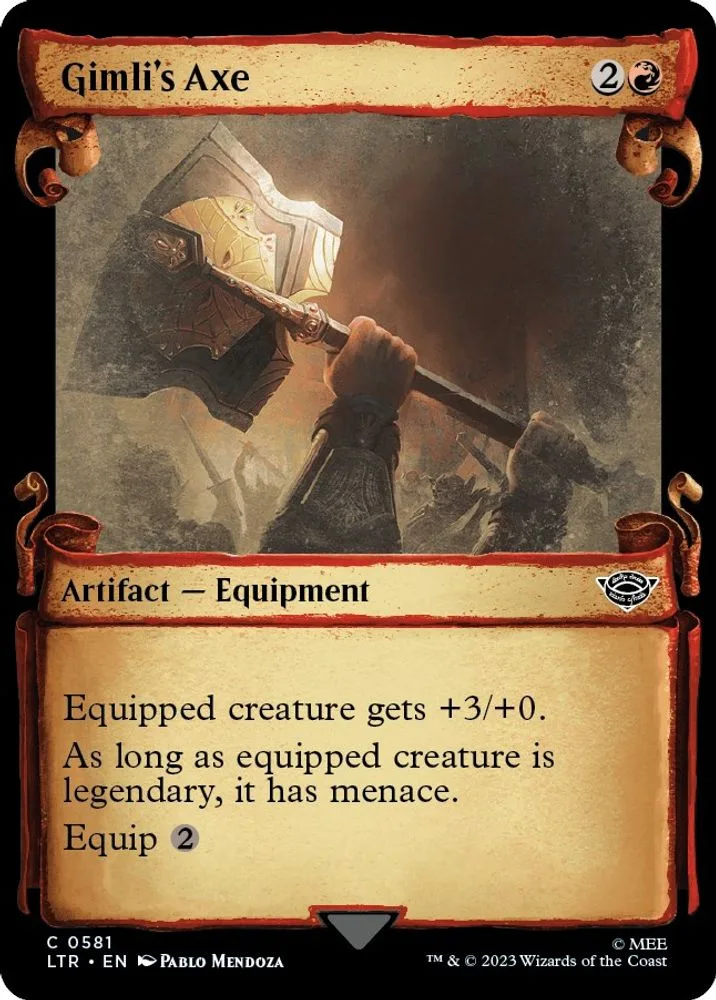 Gimli's Axe (Showcase Scrolls)