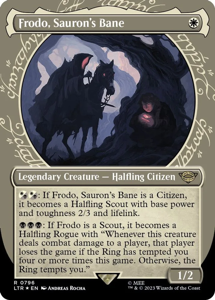 Frodo, Sauron's Bane (Showcase · Surge Foil)