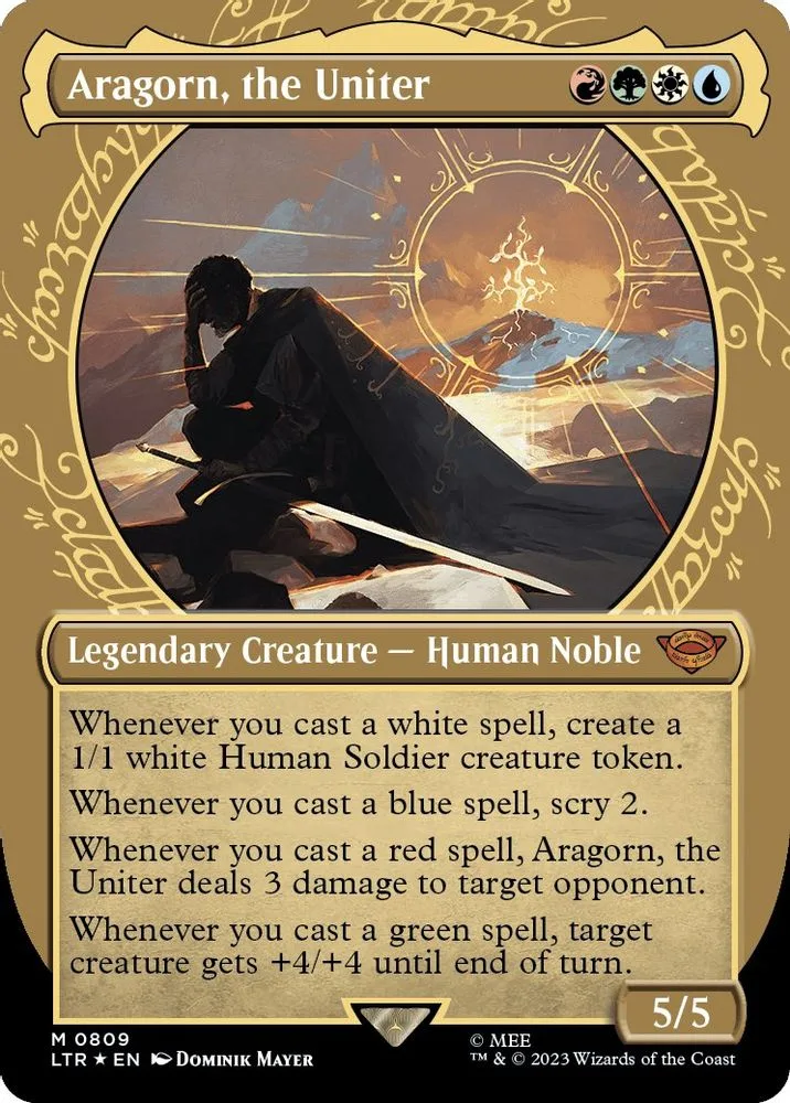 Aragorn, the Uniter (Showcase · Surge Foil)