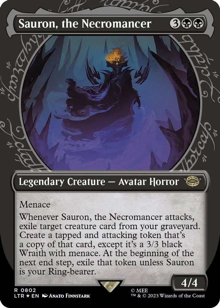 Sauron, the Necromancer (Showcase · Surge Foil)
