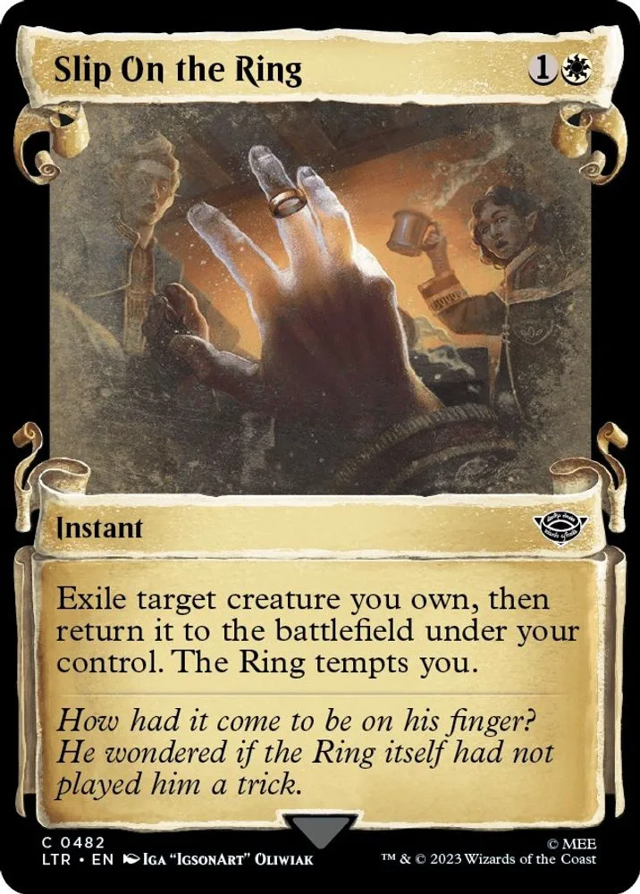 Slip on the Ring (Showcase Scrolls)