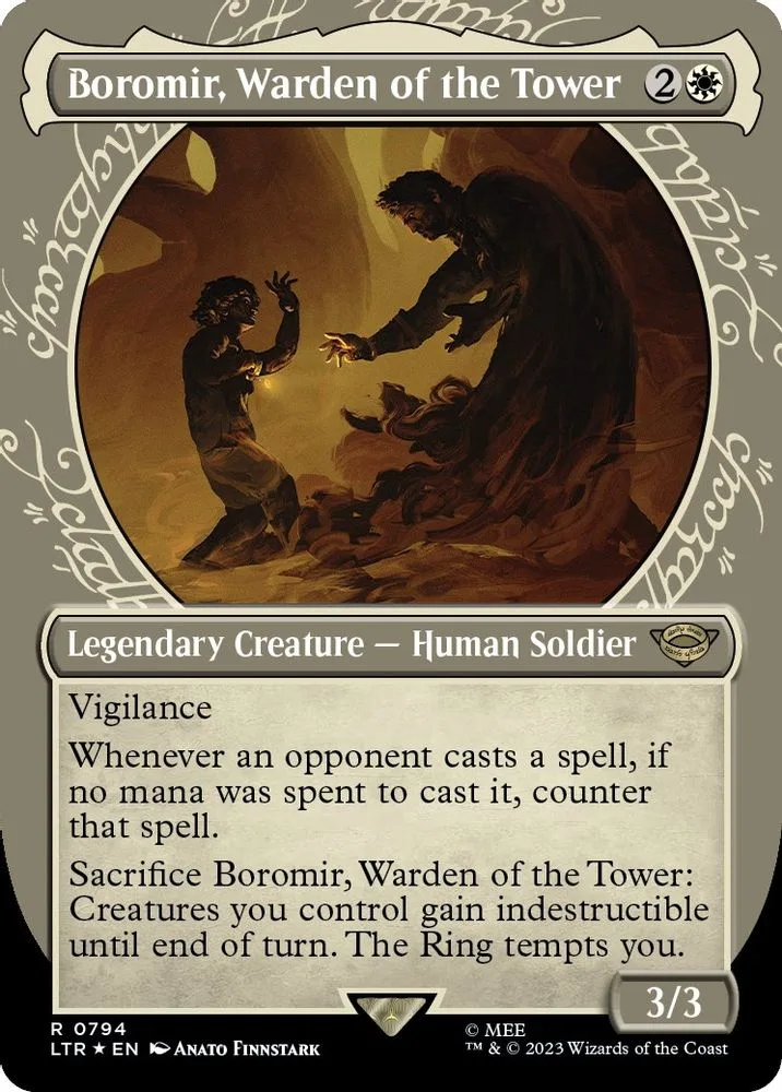 Boromir, Warden of the Tower (Showcase · Surge Foil)