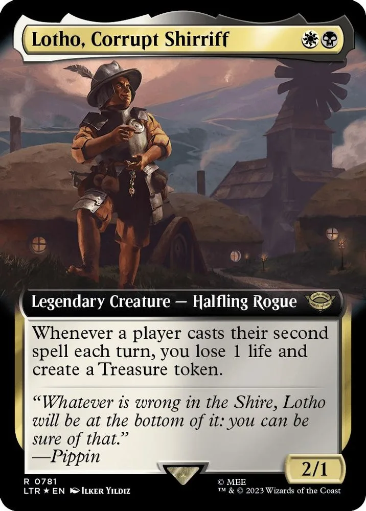 Lotho, Corrupt Shirriff (Extended Art · Surge Foil)