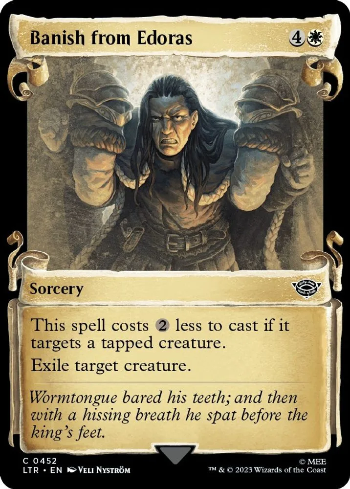 Banish from Edoras (Showcase Scrolls)