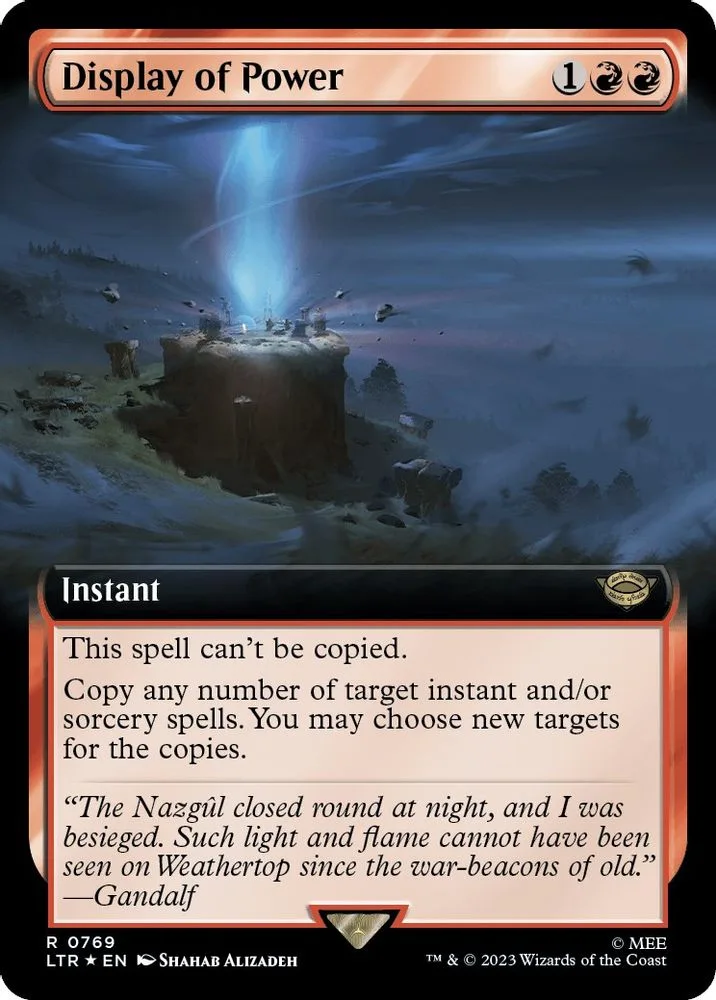 Display of Power (Extended Art · Surge Foil)