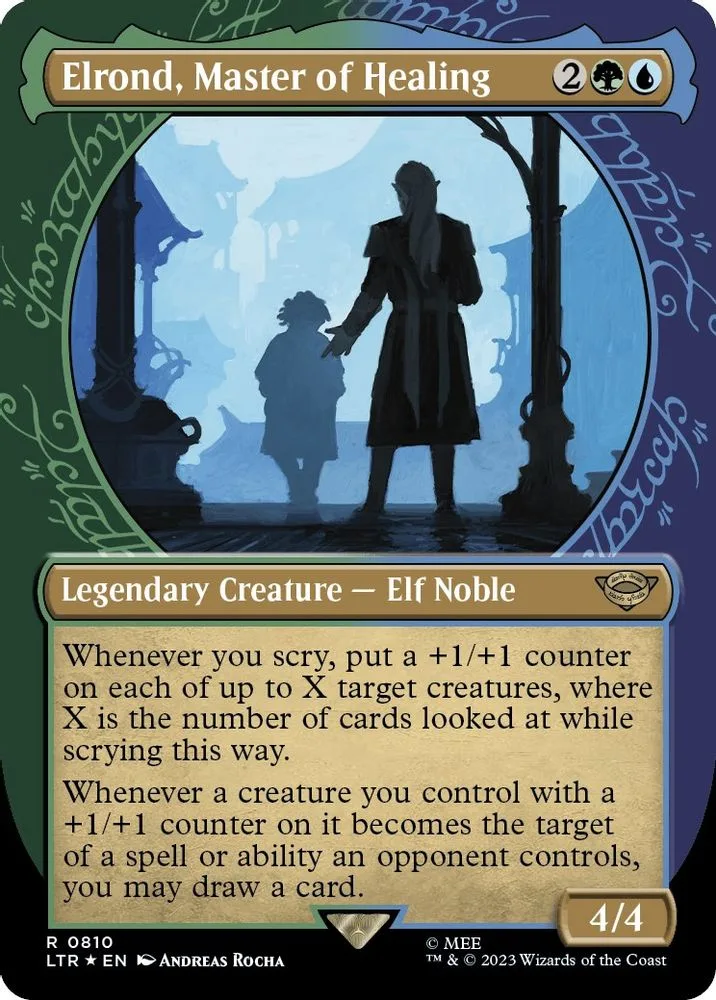 Elrond, Master of Healing (Showcase · Surge Foil)