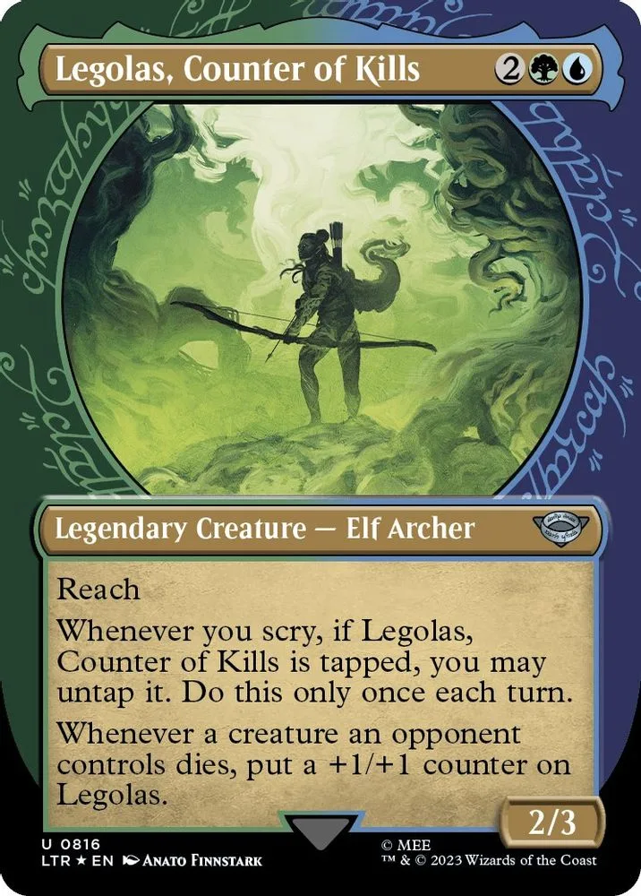 Legolas, Counter of Kills (Showcase · Surge Foil)