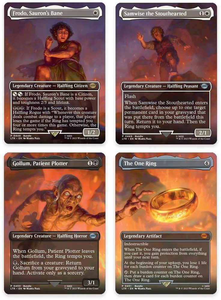 Mount Doom Scene (Set of 4)
