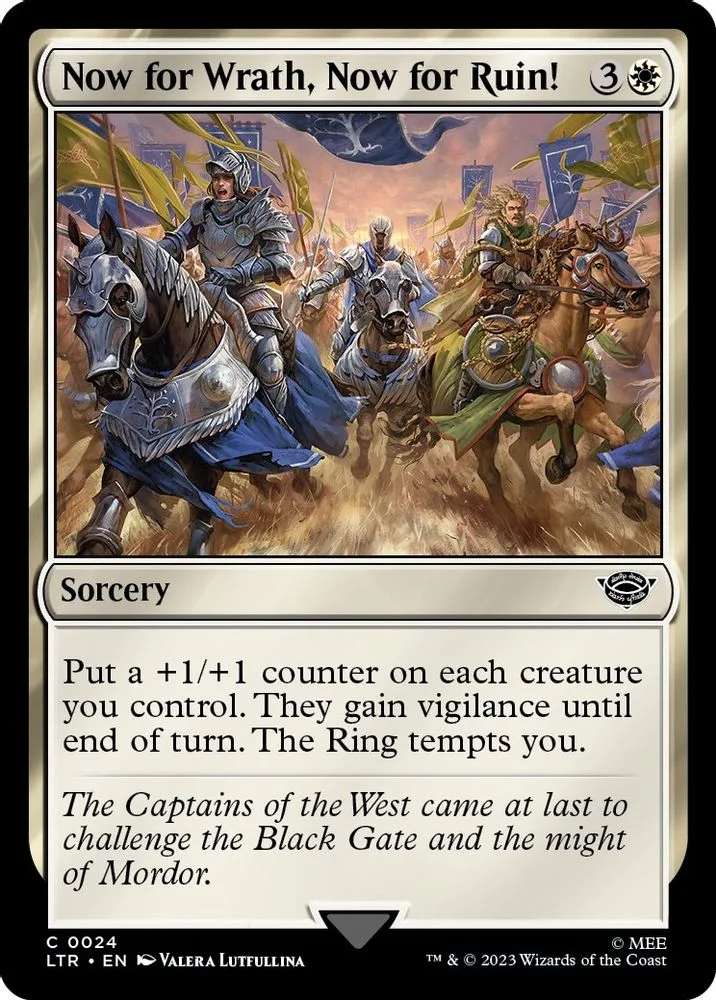 Now for Wrath, Now for Ruin!