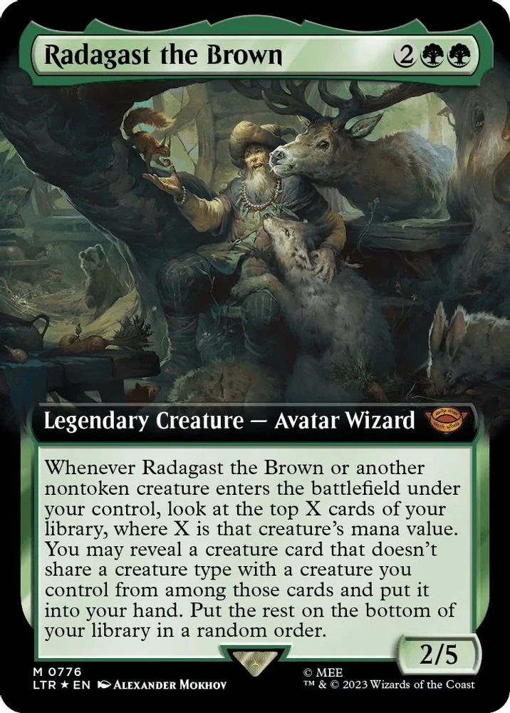 Radagast the Brown (Extended Art · Surge Foil)