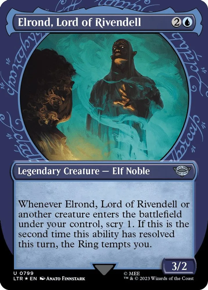 Elrond, Lord of Rivendell (Showcase · Surge Foil)