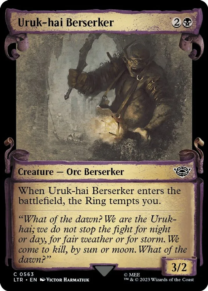Uruk-hai Berserker (Showcase Scrolls)