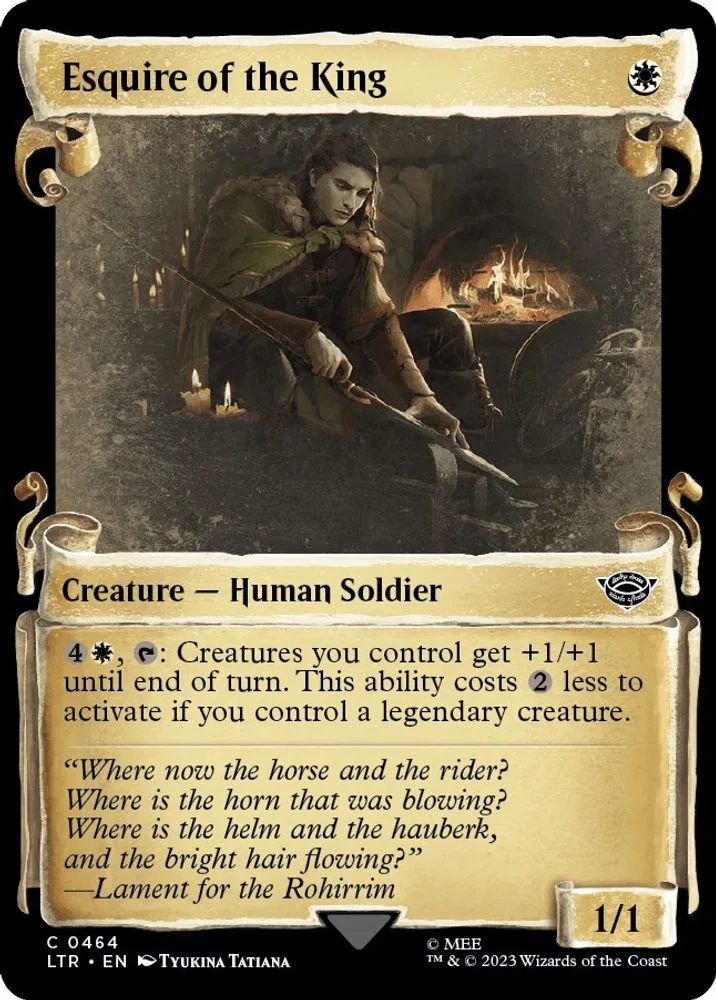 Esquire of the King (Showcase Scrolls)