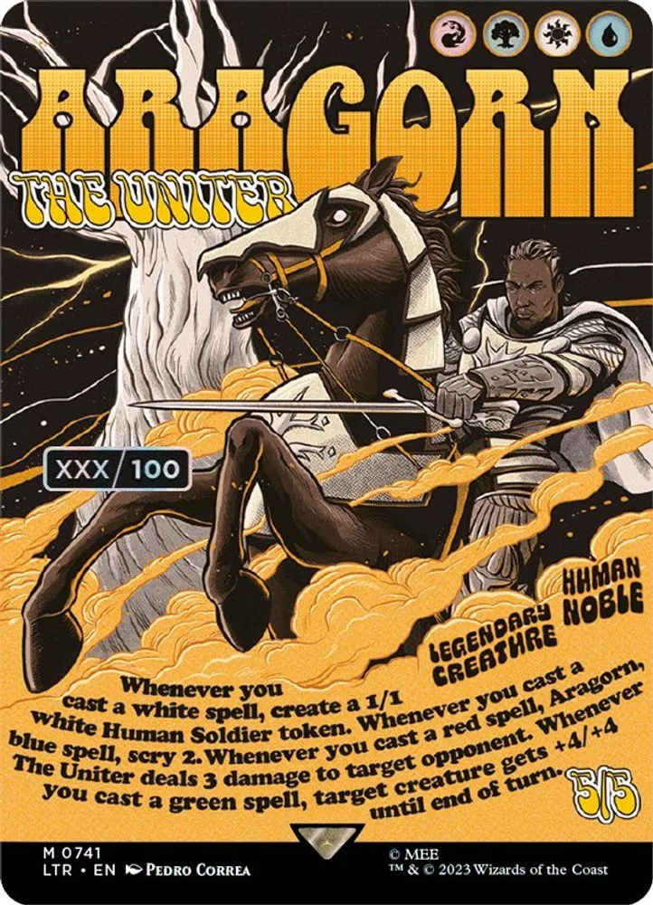 Aragorn, the Uniter (Borderless Poster · Serial Numbered)
