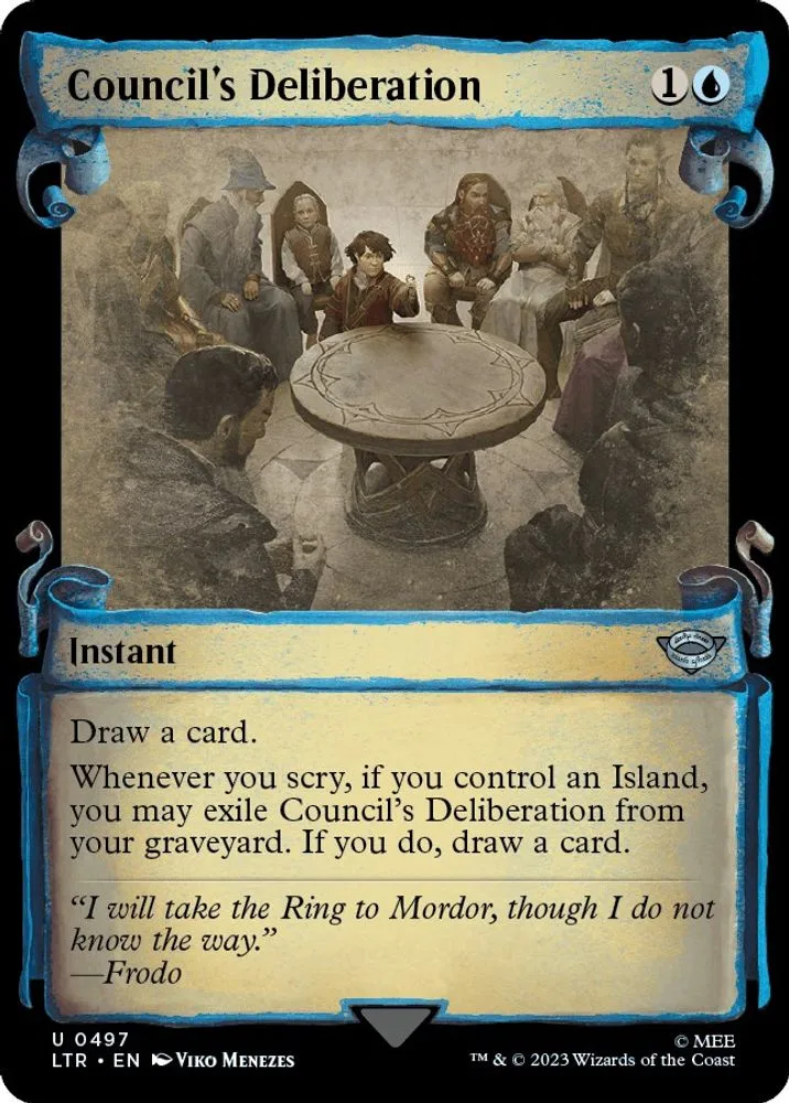 Council's Deliberation (Showcase Scrolls)