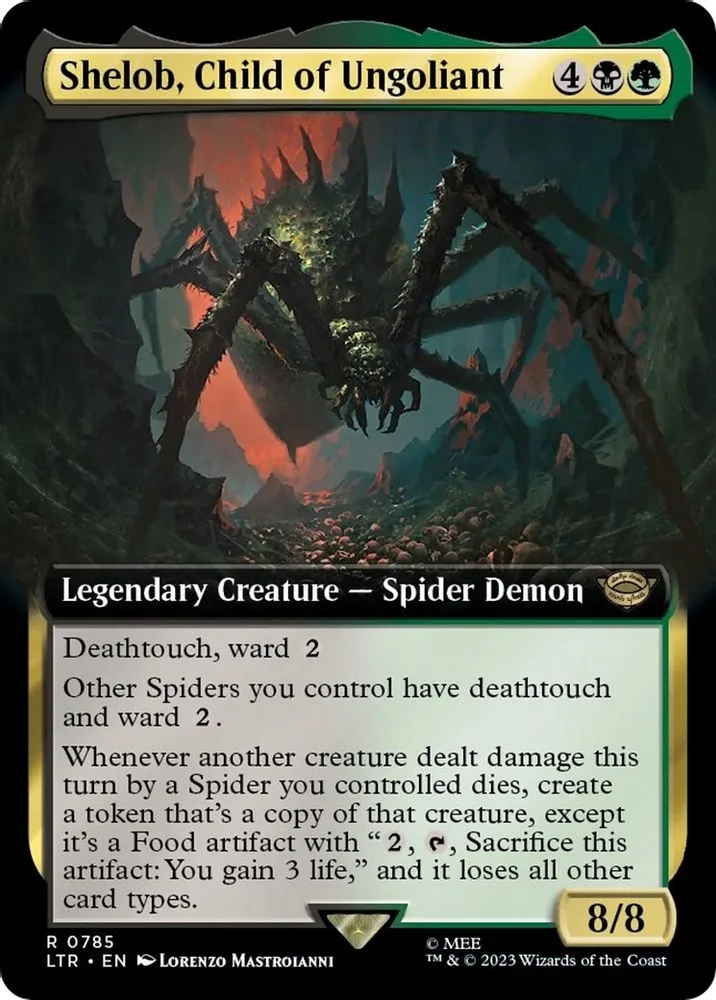 Shelob, Child of Ungoliant (Extended Art · Surge Foil)