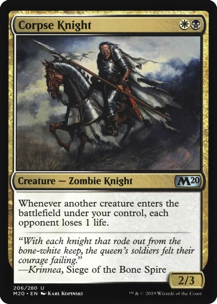 Corpse Knight (2/3 Misprint)