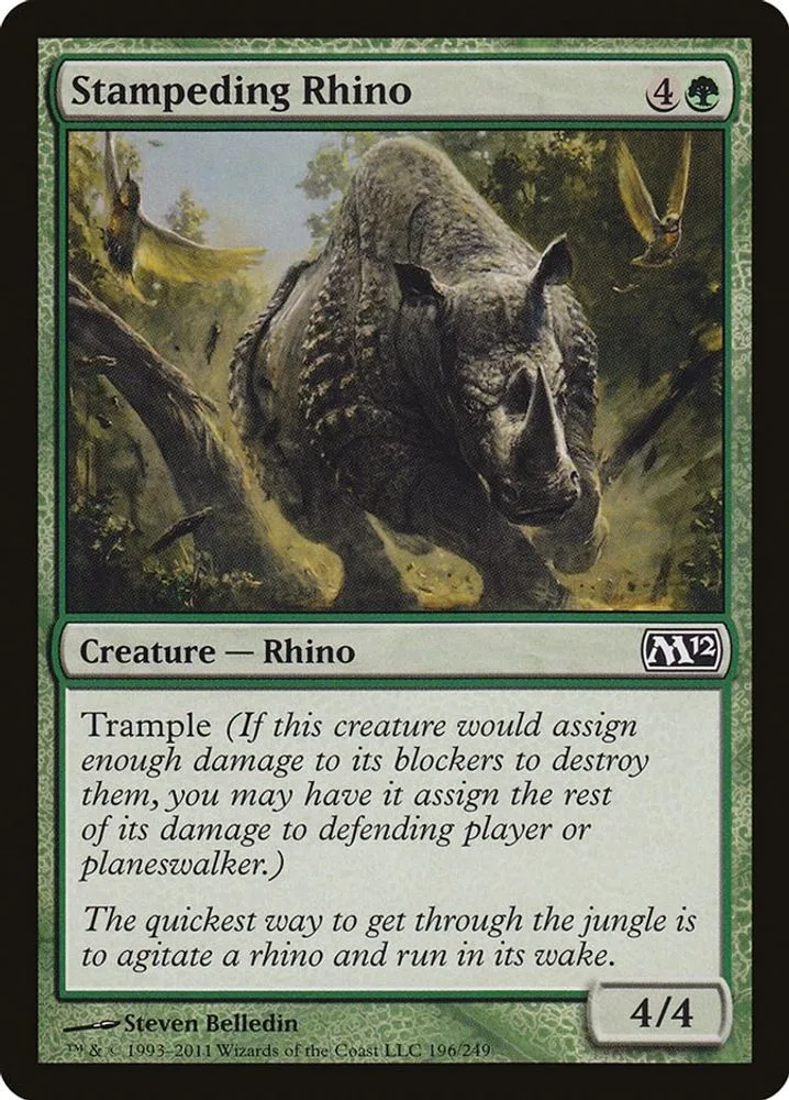 Stampeding Rhino