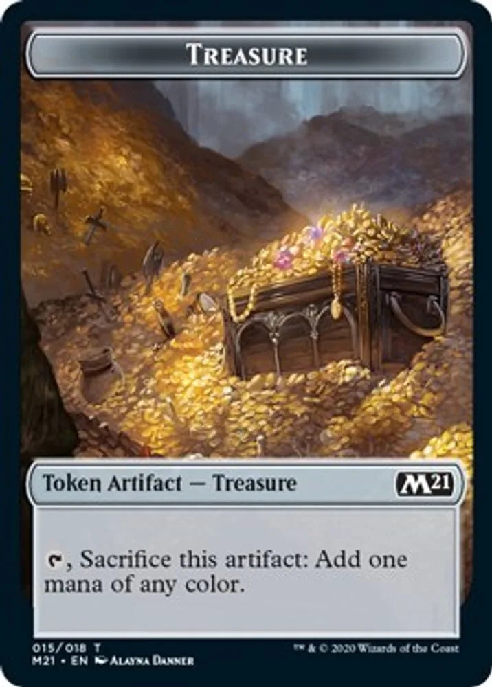 Treasure // Zombie Double-Sided Token