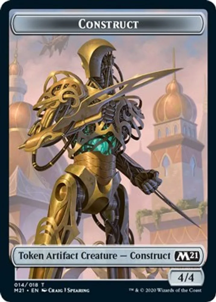 Construct // Soldier Double-Sided Token