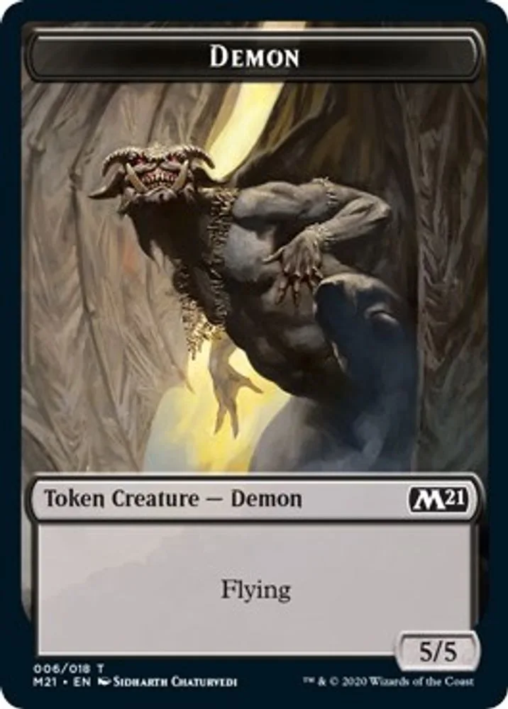 Demon // Soldier Double-Sided Token