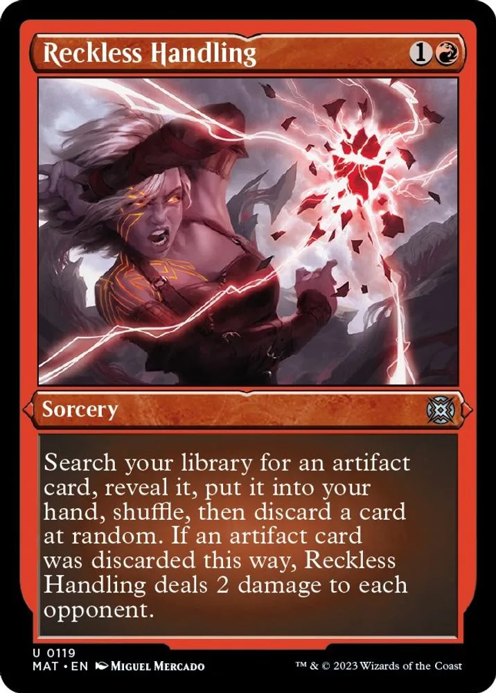Reckless Handling (Foil Etched)