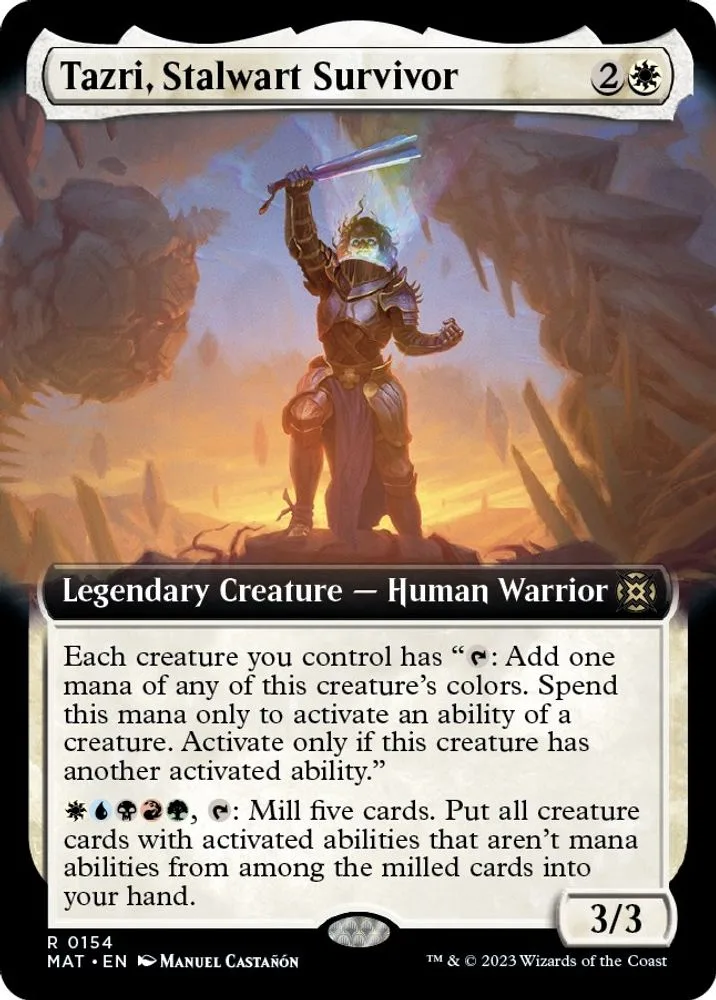 Tazri, Stalwart Survivor (Extended Art)