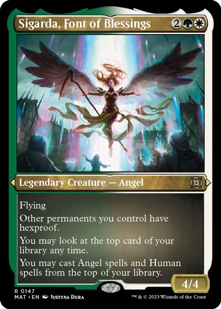 Sigarda, Font of Blessings (Foil Etched)