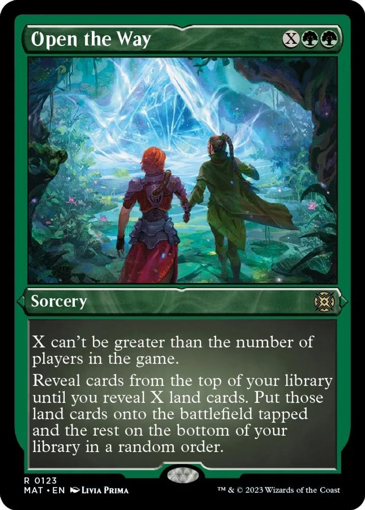 Open the Way (Foil Etched)