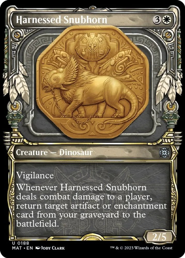 Harnessed Snubhorn (Halo Foil)