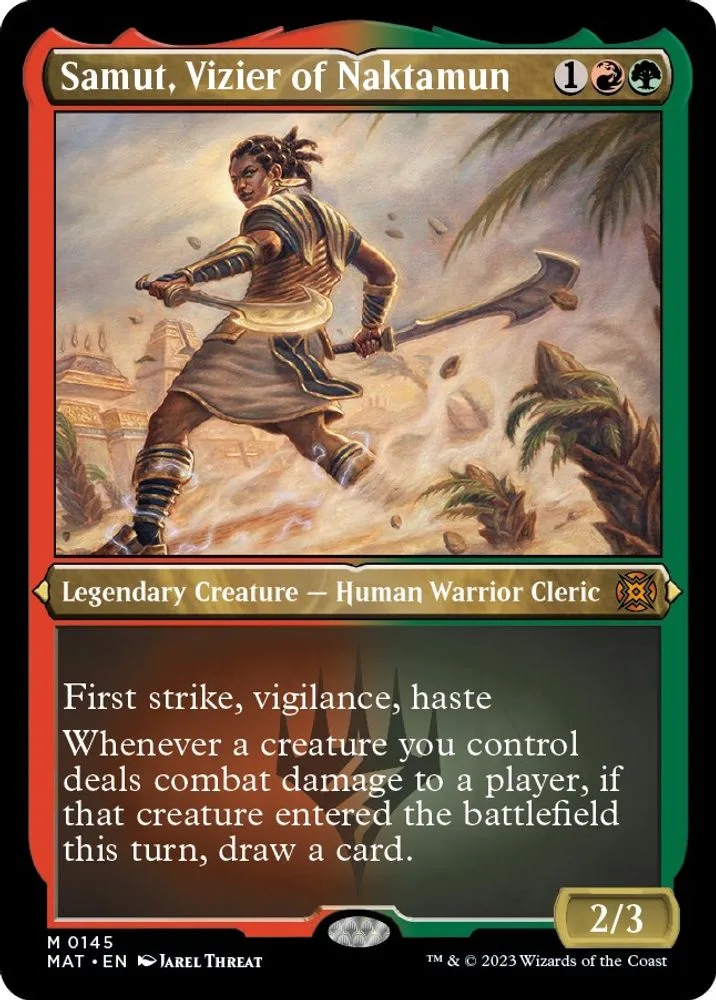 Samut, Vizier of Naktamun (Foil Etched)
