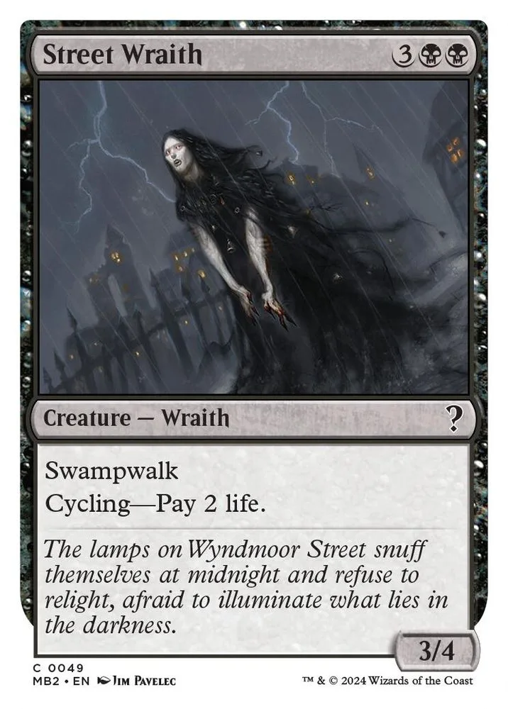 Street Wraith (White Border)