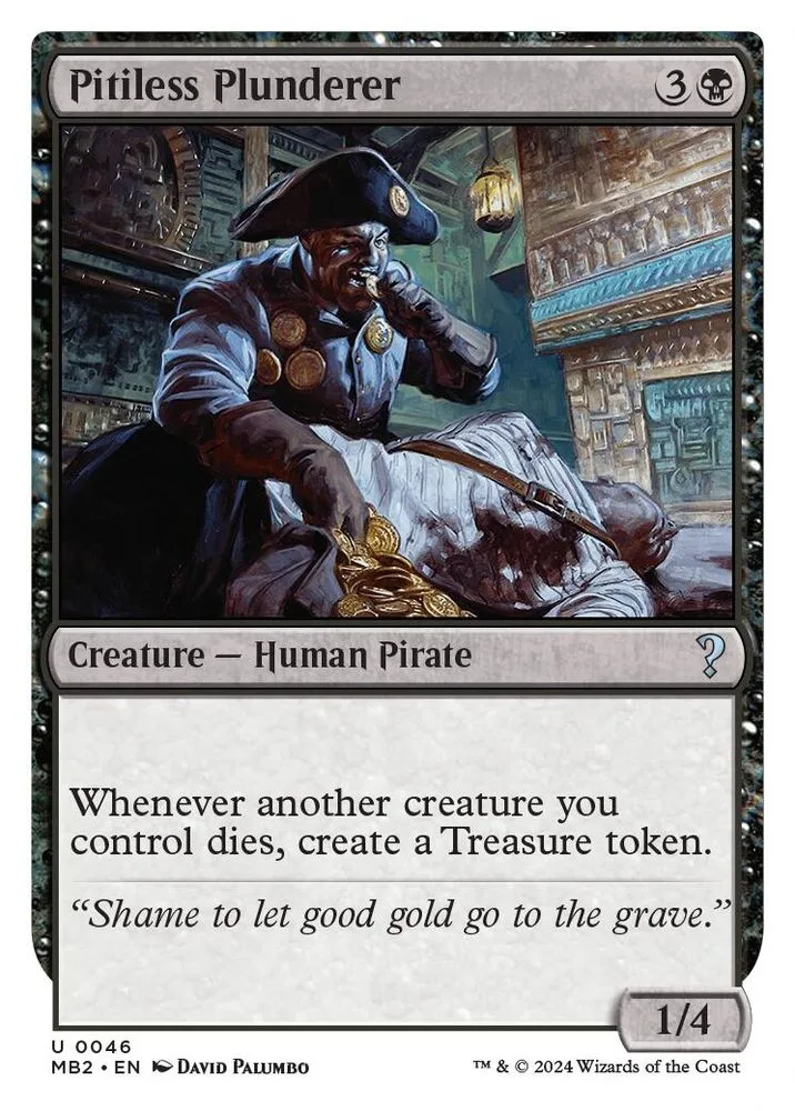 Pitiless Plunderer (White Border)