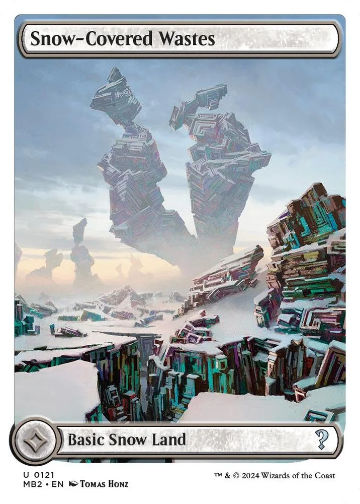 Snow-Covered Wastes (White Border)