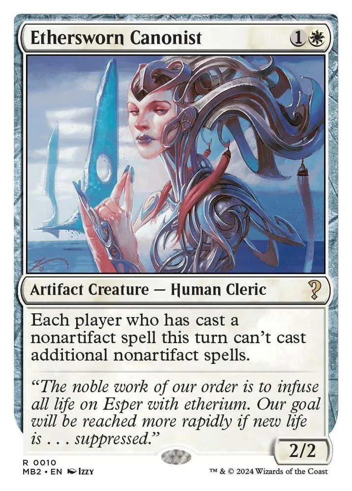 Ethersworn Canonist (White Border)