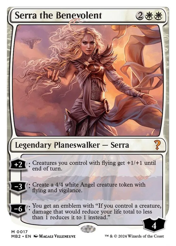Serra the Benevolent (White Border)