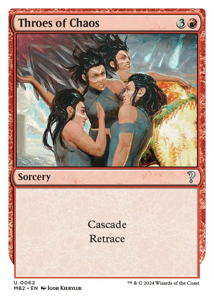 Throes of Chaos (White Border)