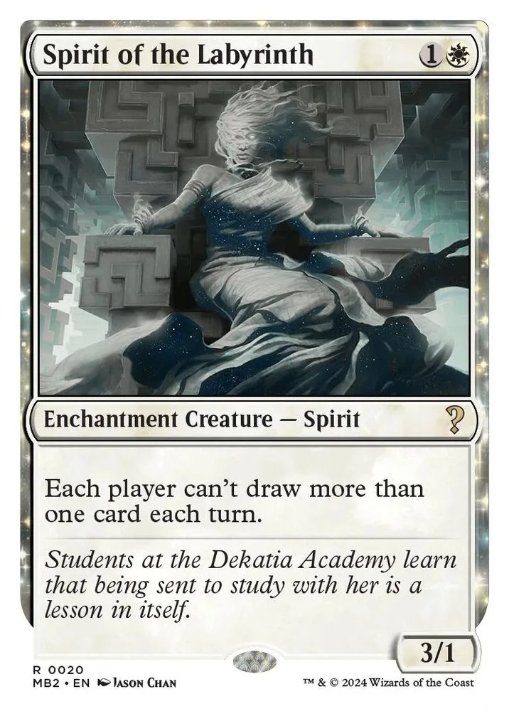 Spirit of the Labyrinth (White Border)