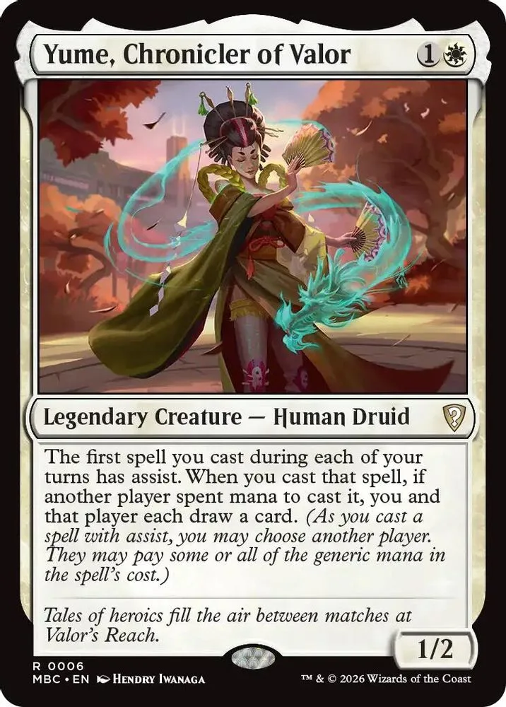 Yume, Chronicler of Valor