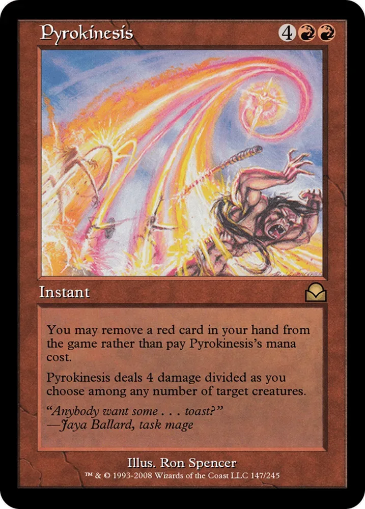 Pyrokinesis