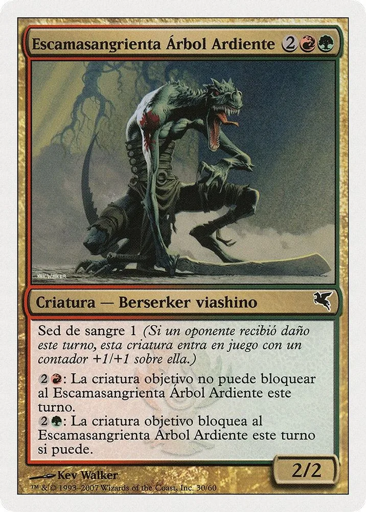 Burning-Tree Bloodscale (Spanish)