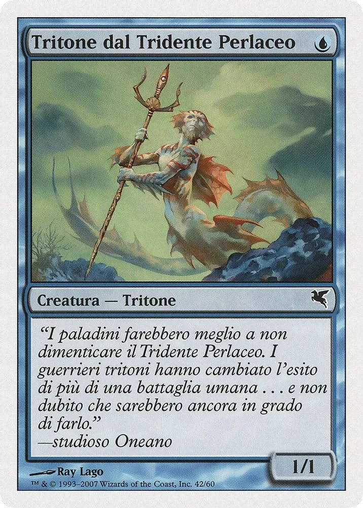 Merfolk of the Pearl Trident (Italian)