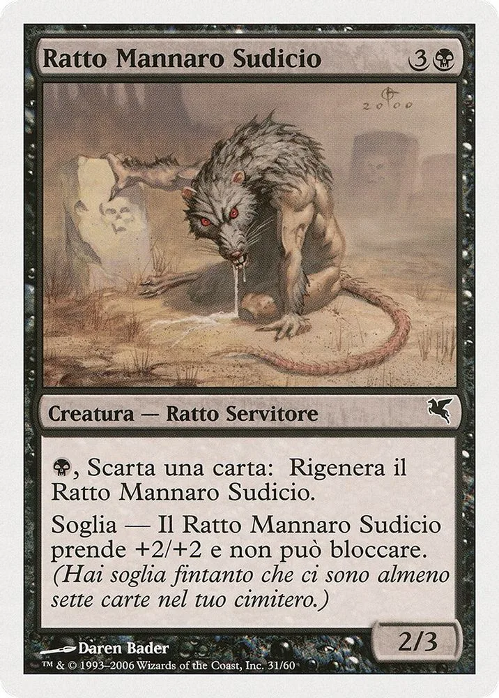 Dirty Wererat (Italian)