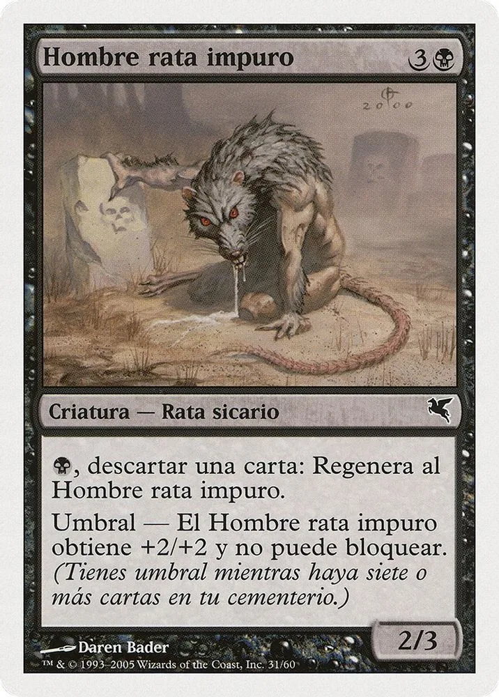 Dirty Wererat (Spanish)