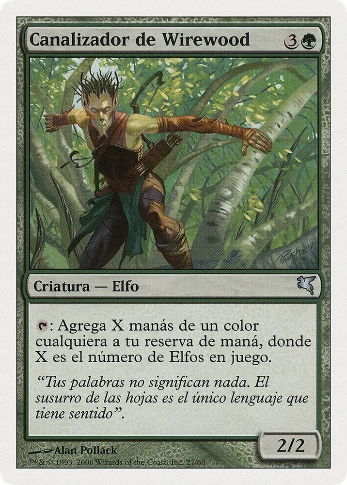Wirewood Channeler (Spanish)
