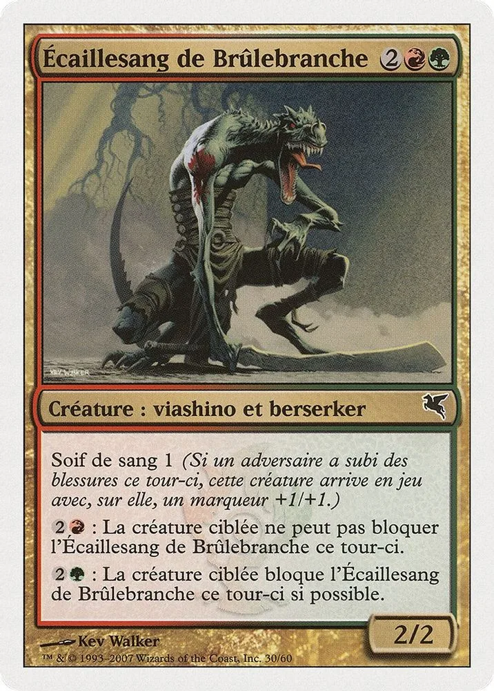 Burning-Tree Bloodscale (French)